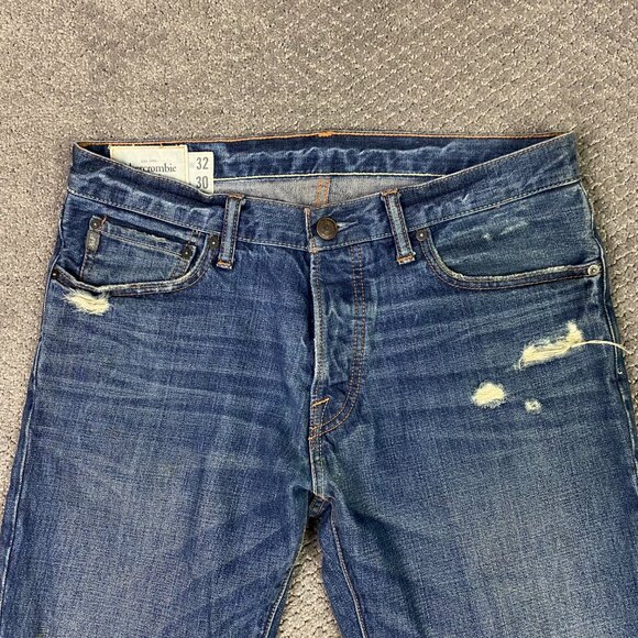 Abercrombie & Fitch Baxter Low Rise Slim Boot Men's 32 x 30 Fits 35 x 31.5 - Picture 2 of 14